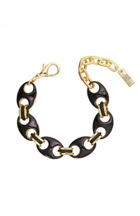 Amherst Rev Enamel Bracelet Pink Black