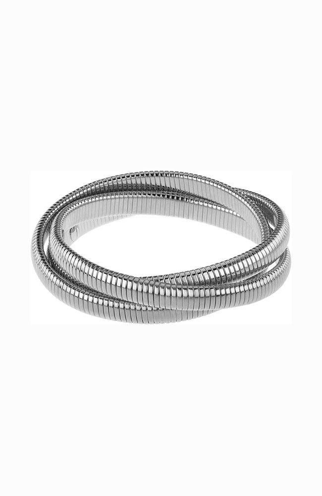 Silver Triple Cobra Bracelet