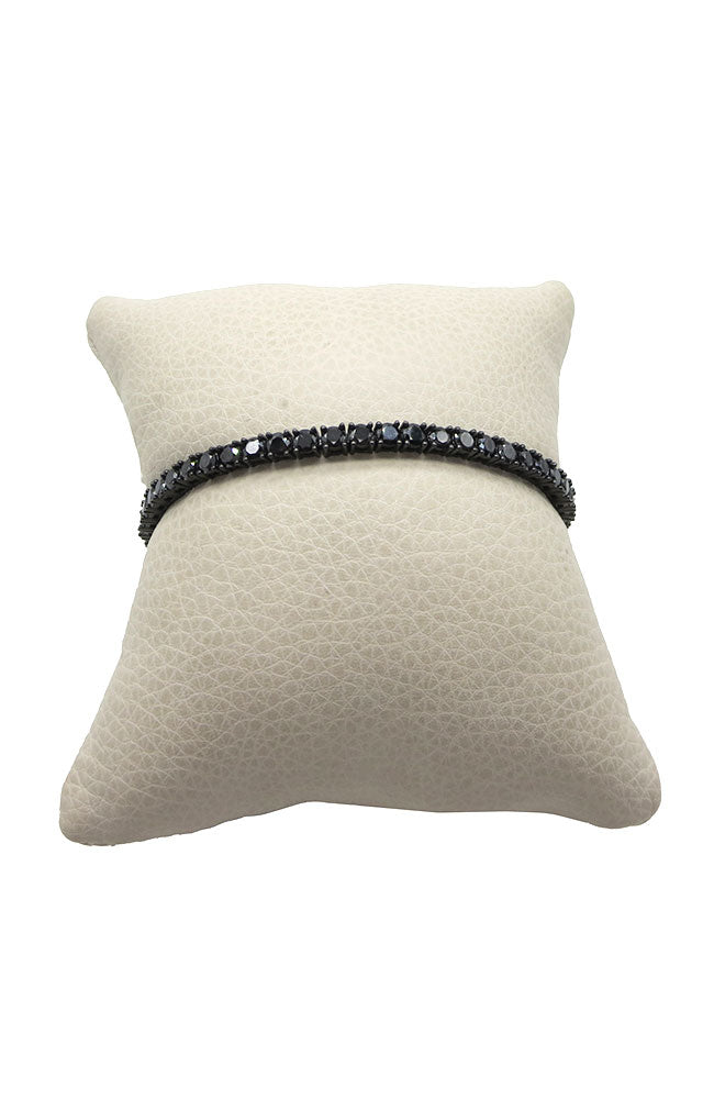 Black Tennis Bracelet