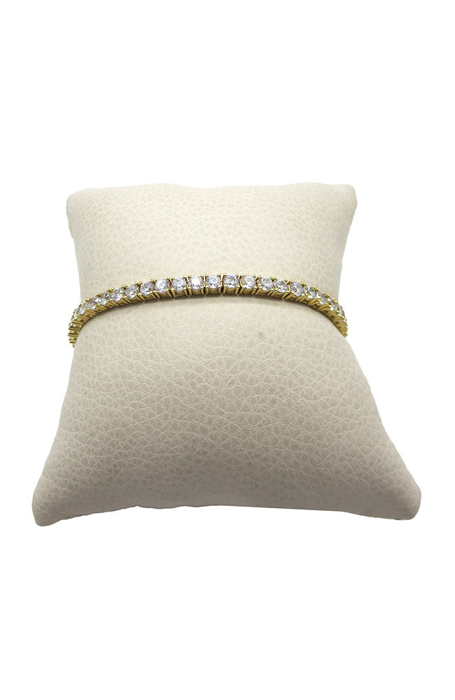 Gold Tennis Bracelet