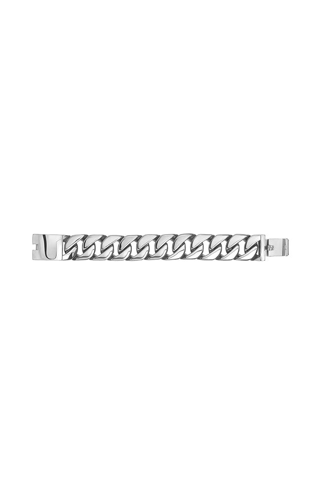 Chain Link Rhodium Bracelet