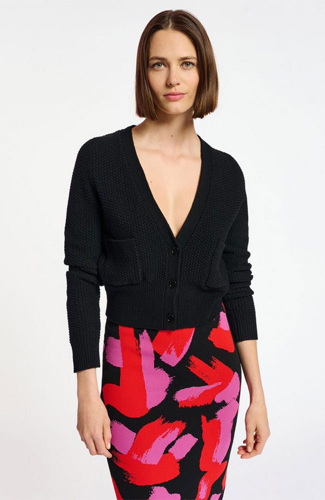 Cabarette Cardigan with Fur