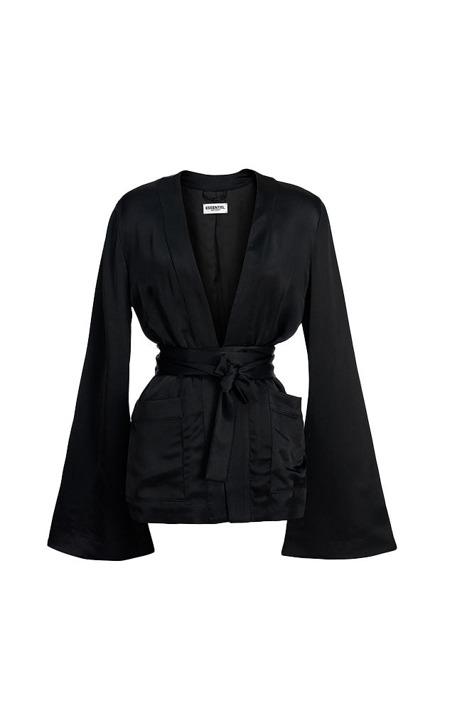 Cartno Trumpet Sleeve Jacket