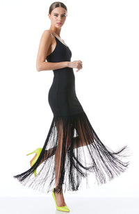 Steph Scoop Neck Fringe Dress
