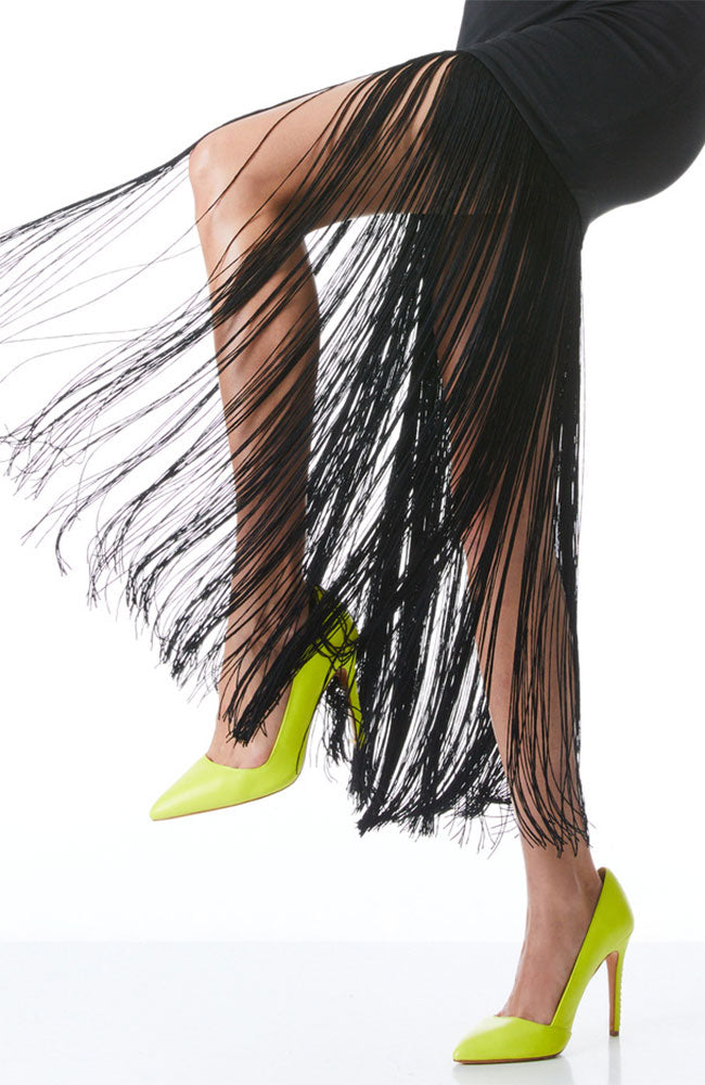 Steph Scoop Neck Fringe Dress