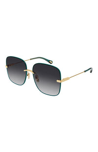 Chloe Square Rimless Sunglasses