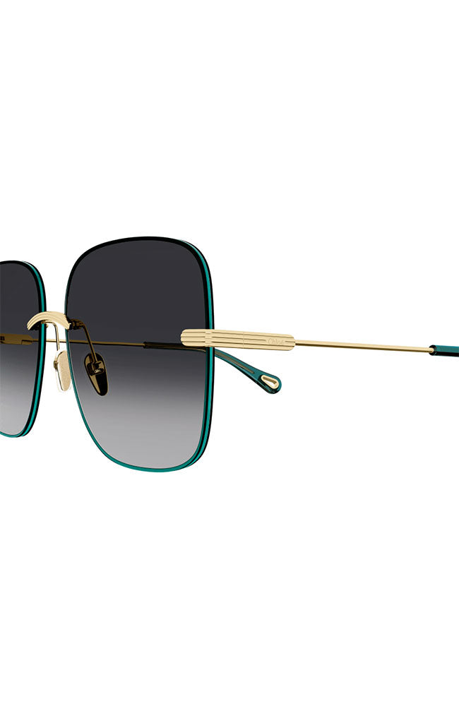 Chloe Square Rimless Sunglasses