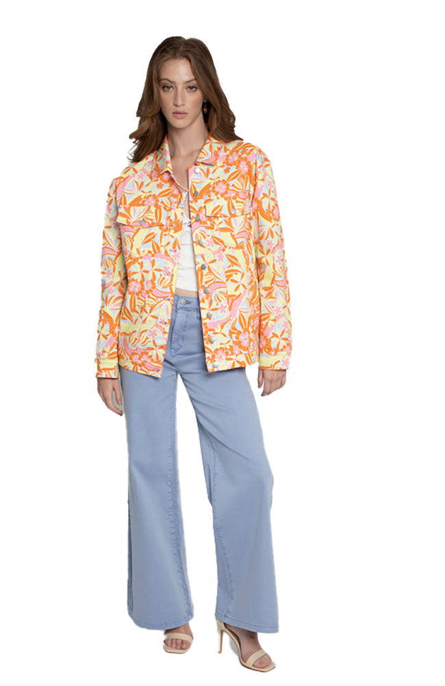 Fearless Floral Denim Jacket