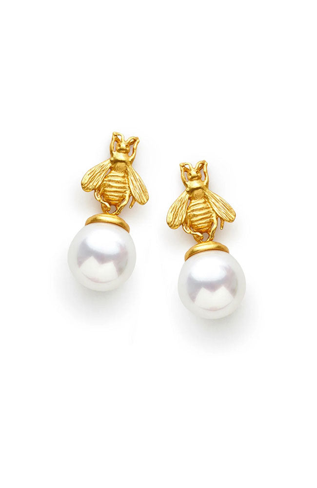 Bee Pearl Earring