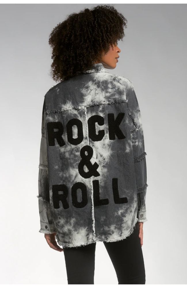 Button Up Distressed Jacket