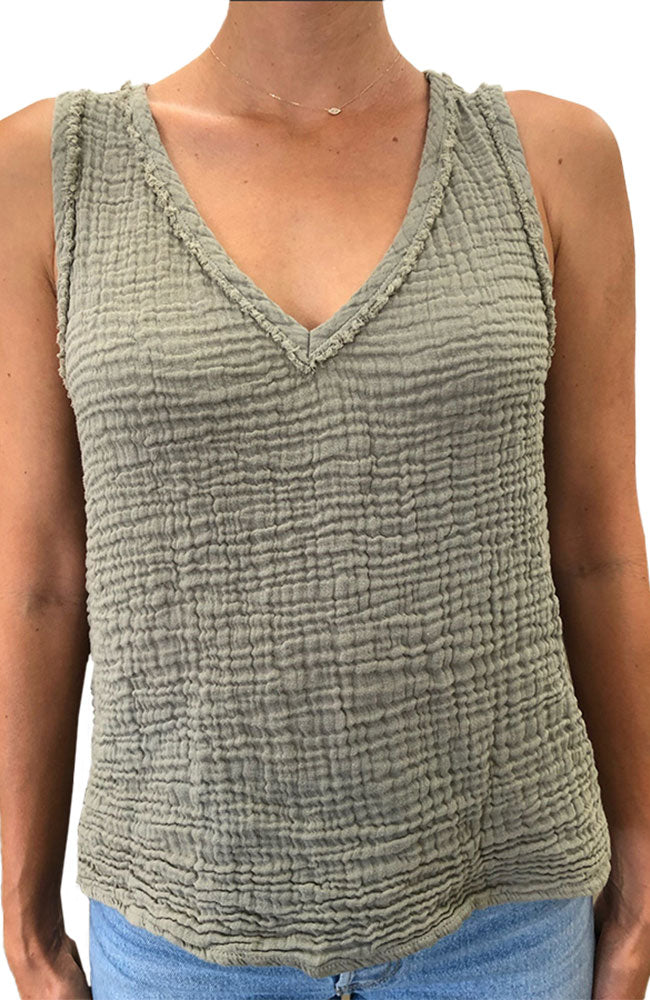 Tammy Easy Tank Side Slits