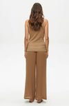 Smoked Wide Leg GauzePant