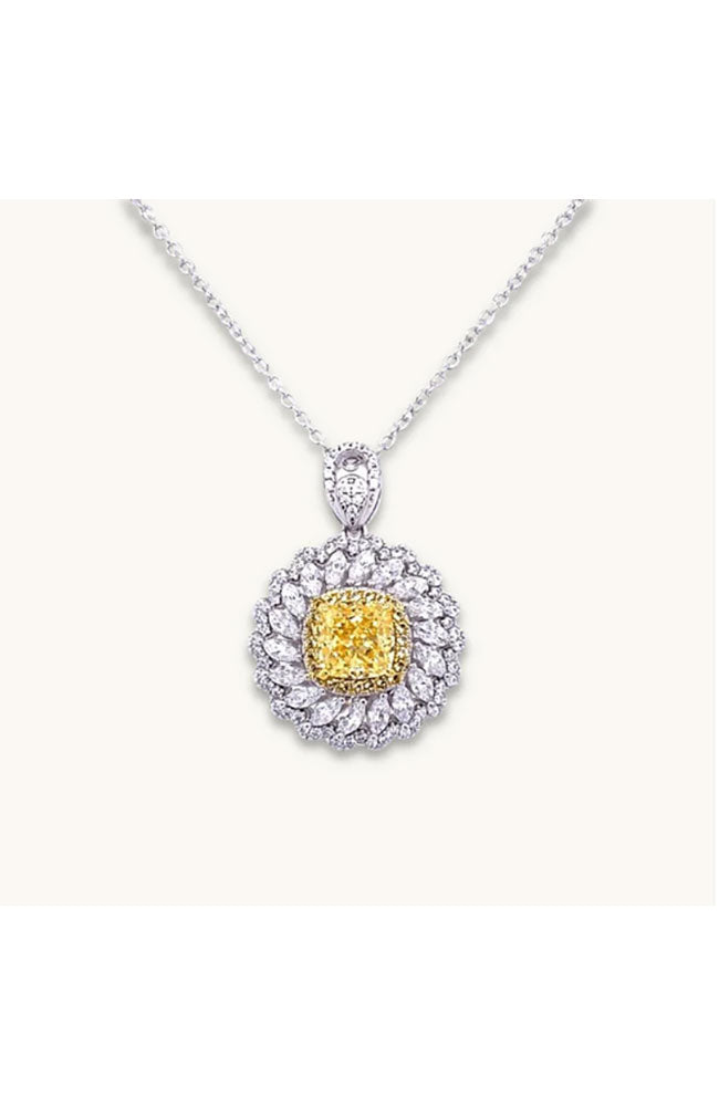 Diana 36 Canary Yellow Necklace