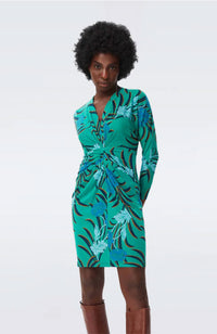 Miley Dress in Floral Green