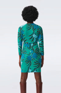 Miley Dress in Floral Green
