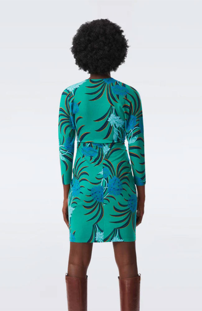 Miley Dress in Floral Green