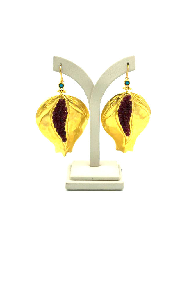 Large Pom Earring
