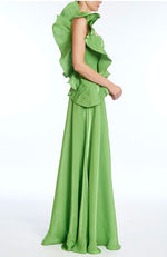 Botanical Leaf Gown