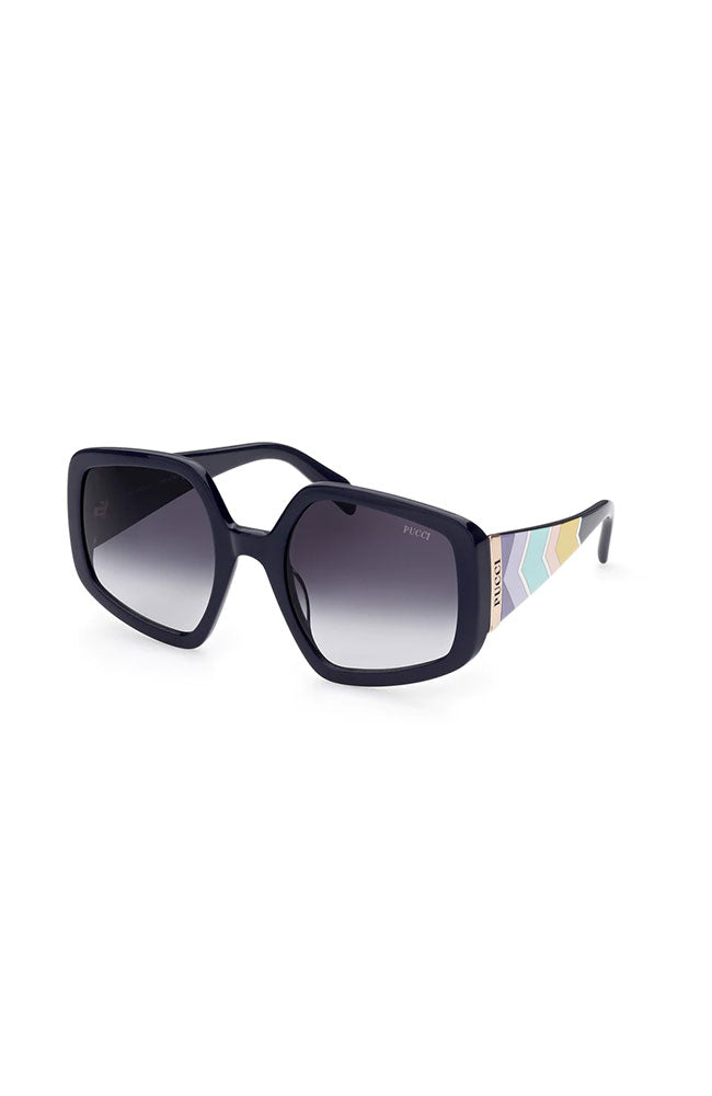 Pucci Shiny Blue Square Frames