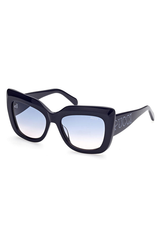 Pucci Shiny Solid Navy Blue