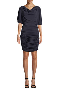 Matte Jersey Ruched Dress