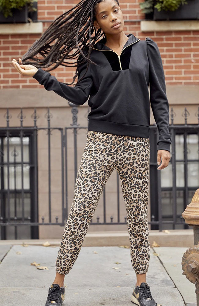Tabitha Leopard Sweatpants