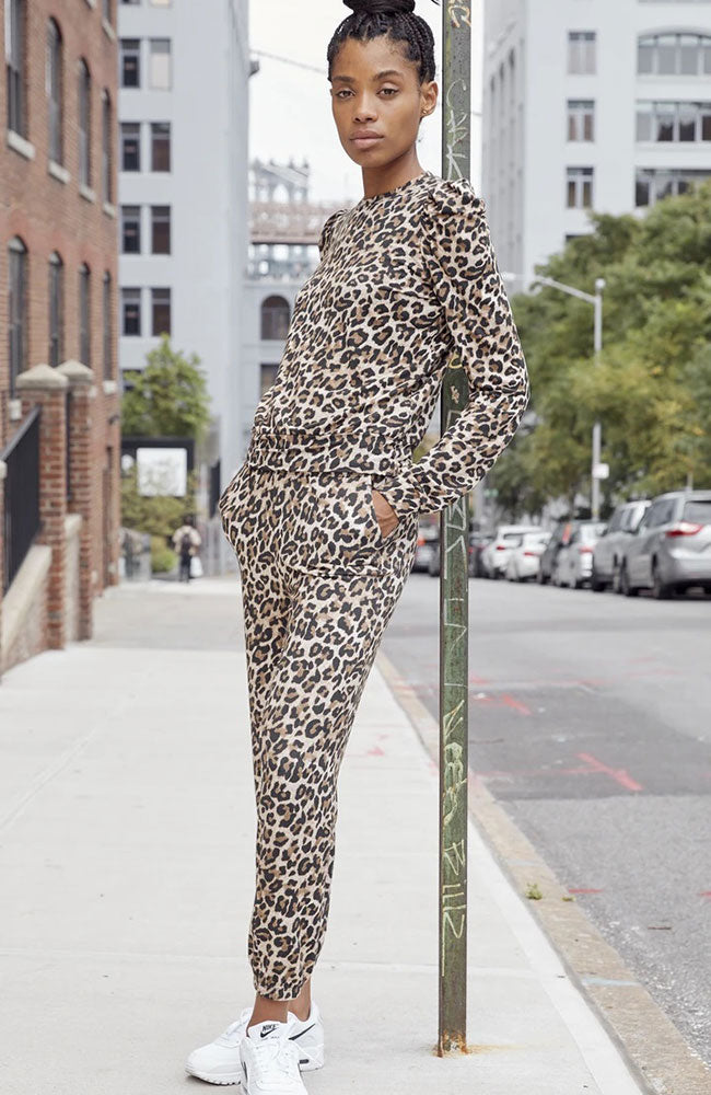 Tabitha Leopard Sweatpants