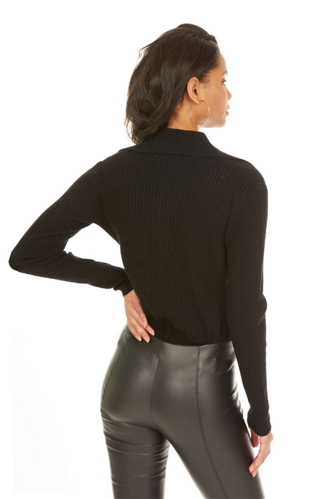 Evie Cashmere Rib Sweater
