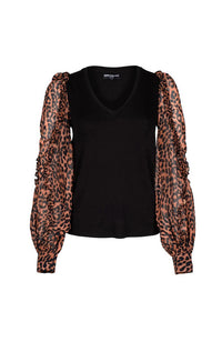 Kalani Leopard Combo Top