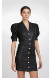 Janet Vegan Leather Dress