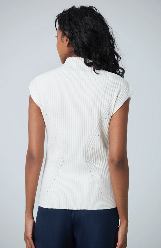 Cheminee SL Pointelle Rib Top