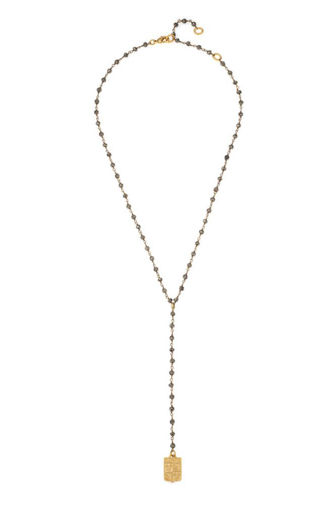 24" Micro Pyrite Lariat