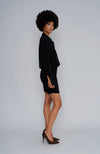 Rose Garden Dress Dark Black
