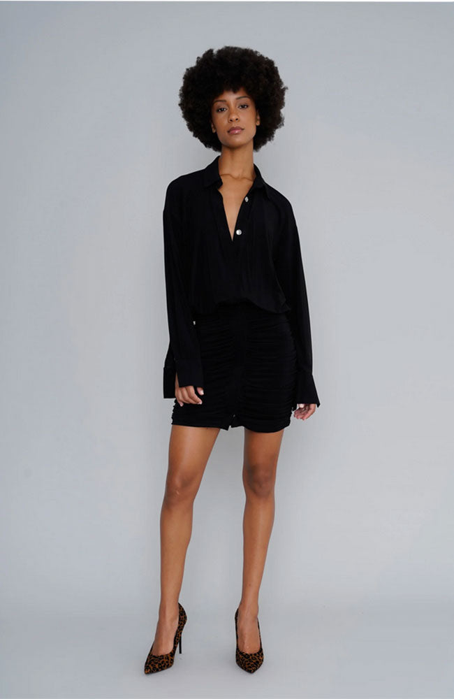 Rose Garden Dress Dark Black