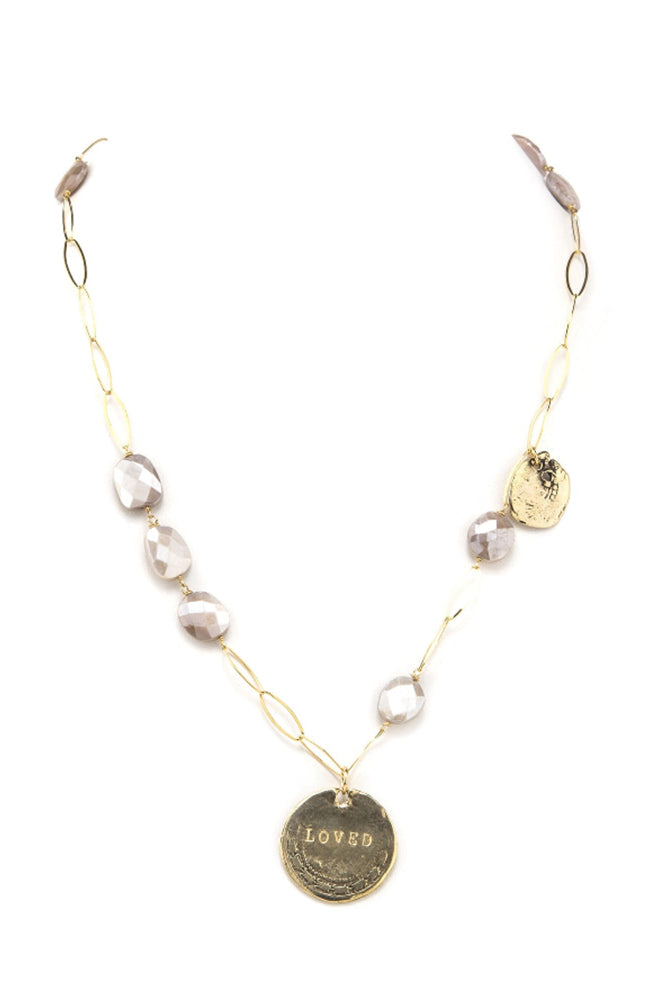 Gemma Gold Chain Love Charm