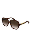 Gucci Script Gold Logo Sunglasses