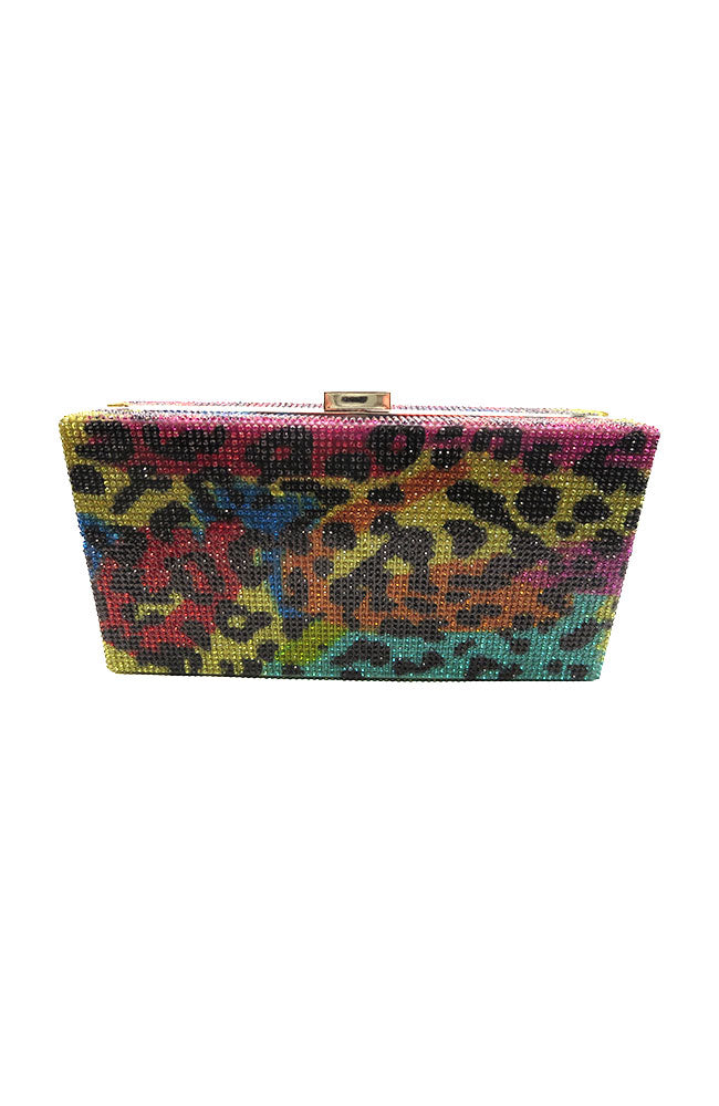 Mul Leopard Box Clutch