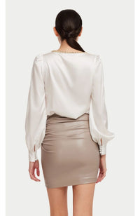 London Chain Neck Blouse