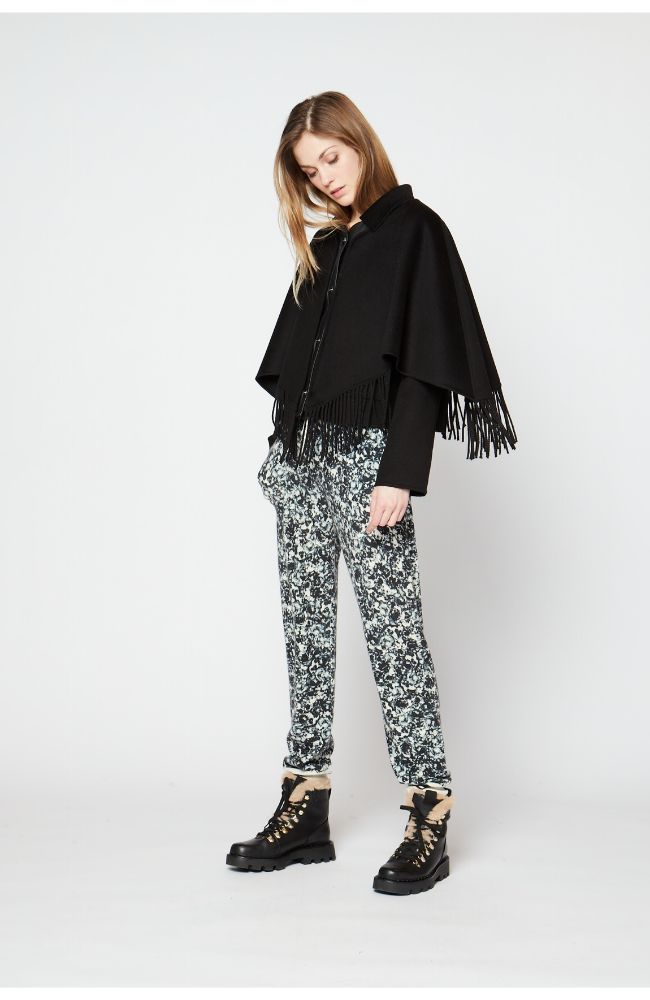 Short Jacket with Fringe
