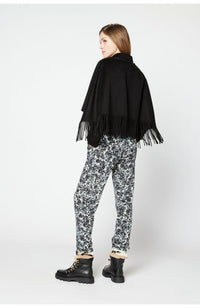 Short Jacket with Fringe