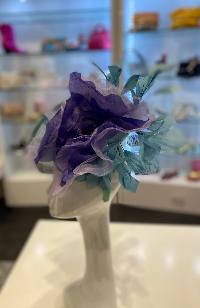 Fascinator Blue Lavender