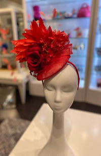 Fascinator Light Red