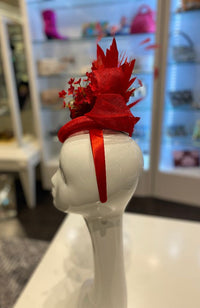 Fascinator Light Red