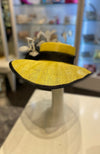 Hat Yellow Black White