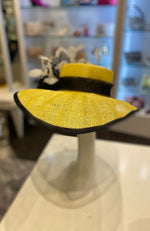 Hat Yellow Black White