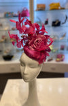 Fascinator Rose Rouge