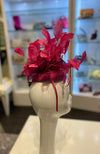 Fascinator Rose Rouge
