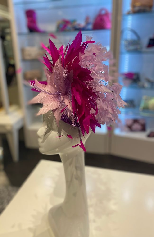 Fascinator Ultra Pink