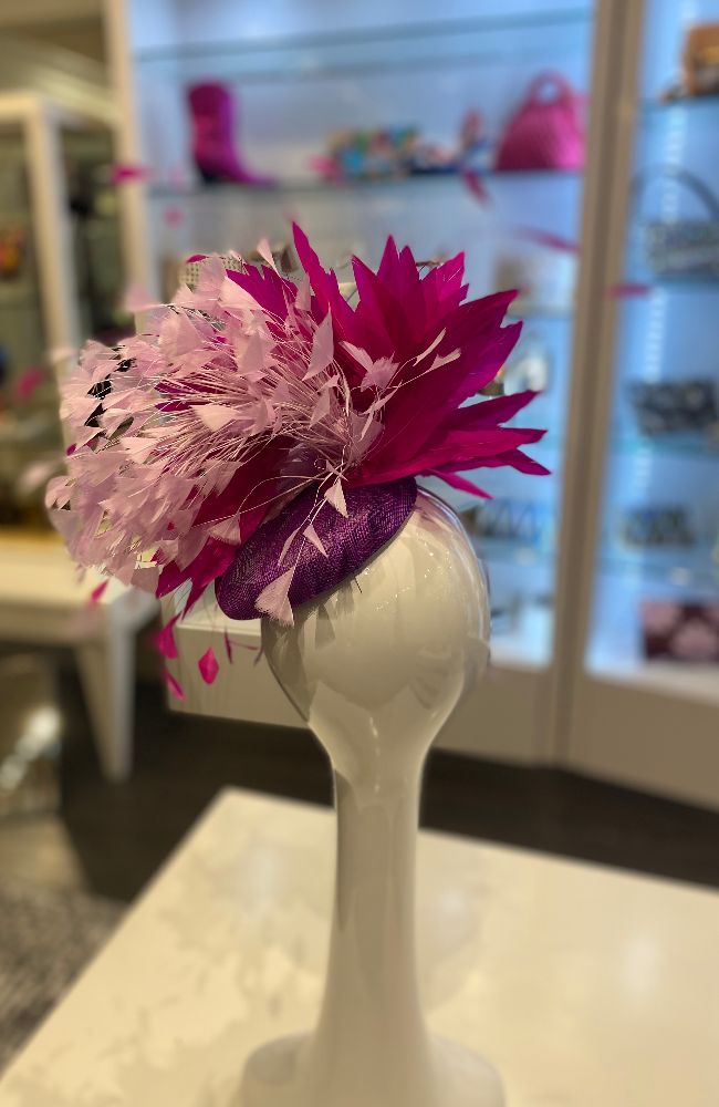 Fascinator Ultra Pink