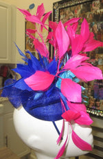 Fascinator Butterfly Blue